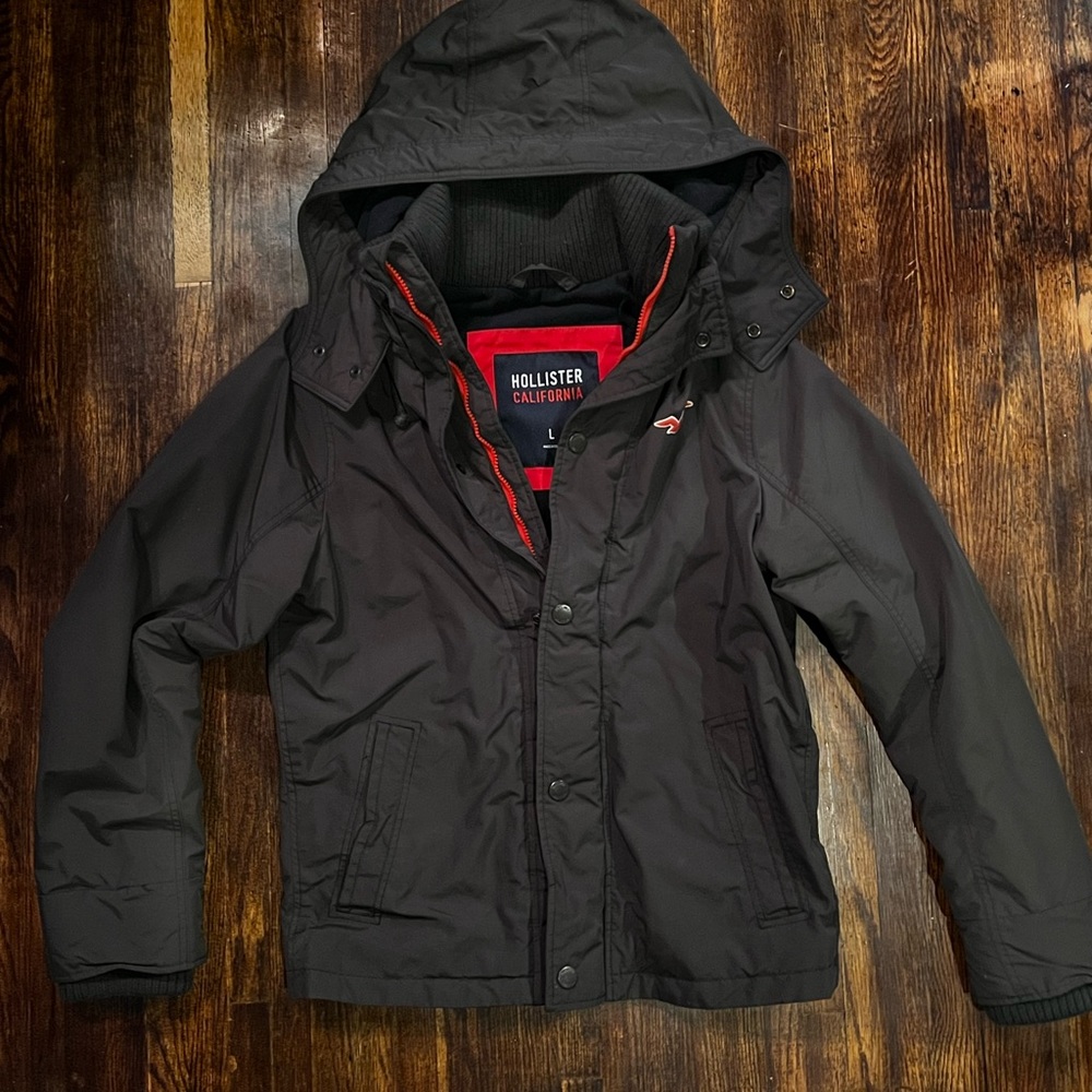 Hollister Mens winter coat size large